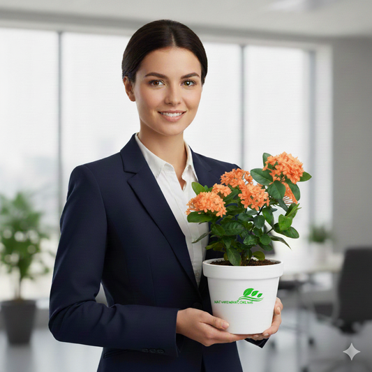 Hybrid Ixora Flowers Plant For Gardening - Naturemart.in